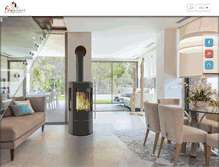 Tablet Screenshot of fireplace.hu